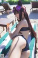 Coser @ 水 淼 Aqua Vol.051: 紫 式 部 水 着 Ver (41 photos)