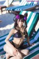 Coser @ 水 淼 Aqua Vol.051: 紫 式 部 水 着 Ver (41 photos)